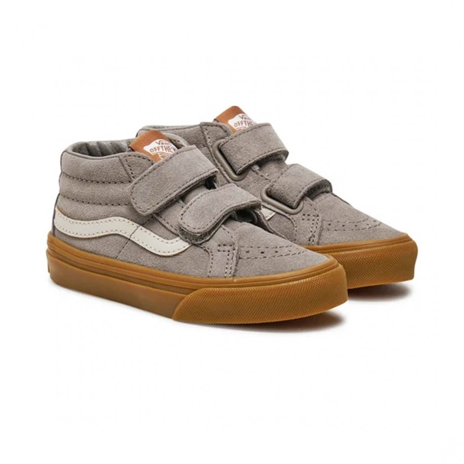 Παιδικά Sneakers Γκρι - Vans Sk8-Mid Reissue