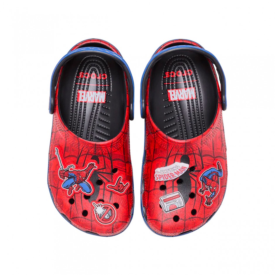 Kids' Sandals Red - Crocs Spider-Man Classic Clog