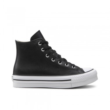 Εφηβικά Sneakers Μαύρα - Converse Chuck Taylor All Star EVA Lift 