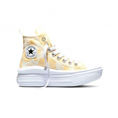 Εφηβικά Sneakers Κίτρινα - Converse Chuck Taylor All Star Move Platform Sunshine