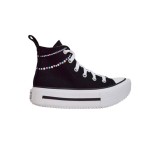Παιδικά Sneakers Μαύρα - Converse Chuck Taylor All Star Lift Platform Polka Dots Εικόνα 