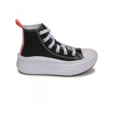Παιδικά Sneakers Μαύρα - Converse Chuck Taylor All Star Move Color Pop