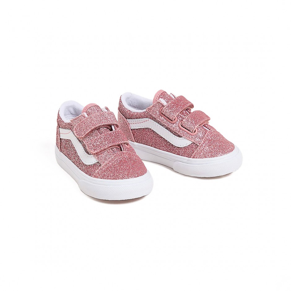 Παιδικά Sneakers Ροζ - Vans Old Skool V Glitter