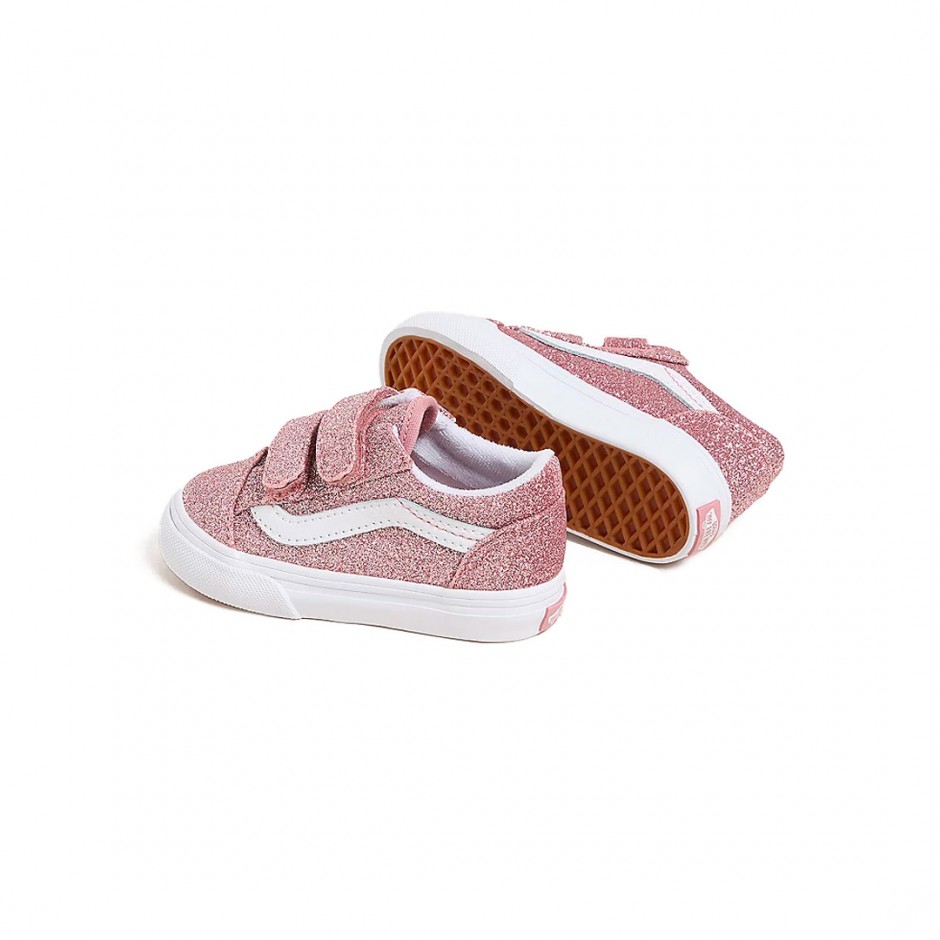Παιδικά Sneakers Ροζ - Vans Old Skool V Glitter