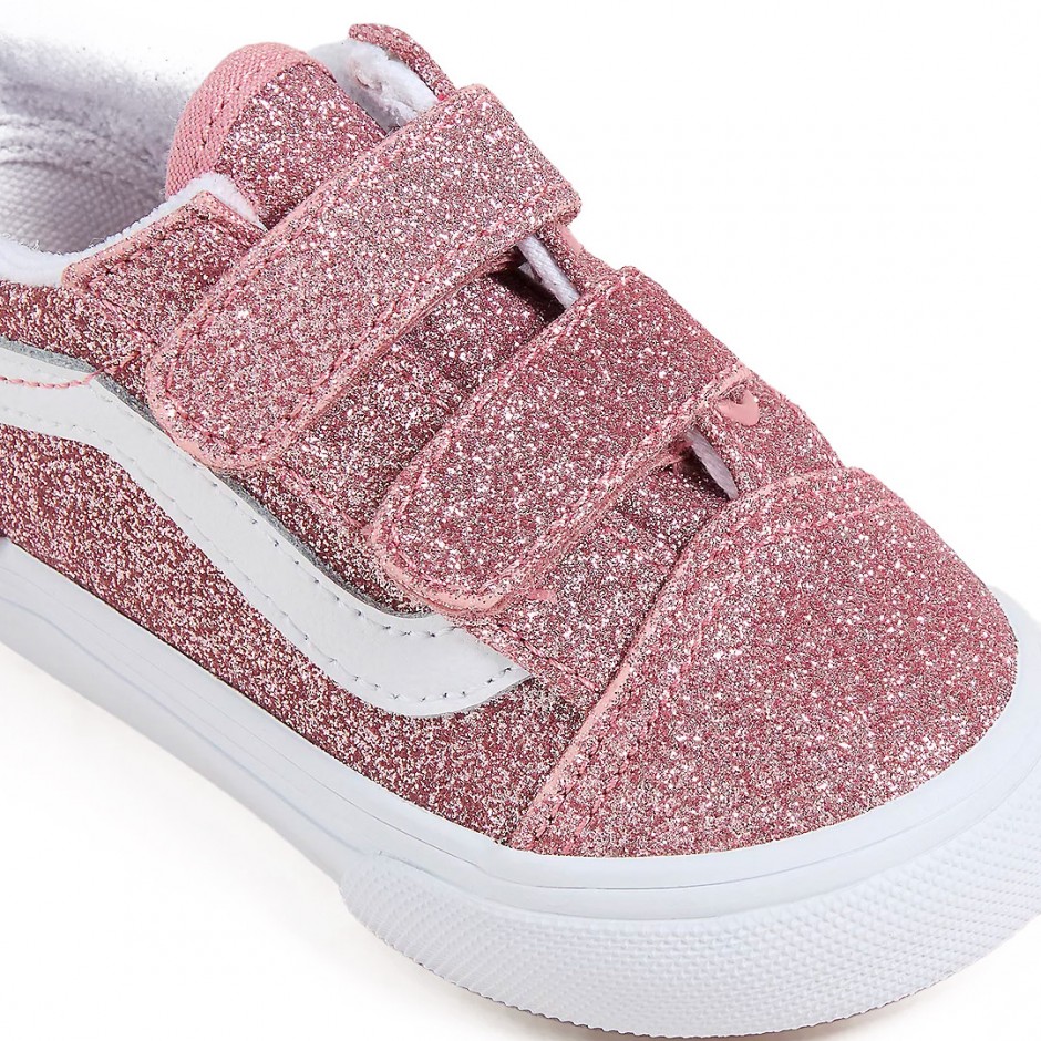 Παιδικά Sneakers Ροζ - Vans Old Skool V Glitter
