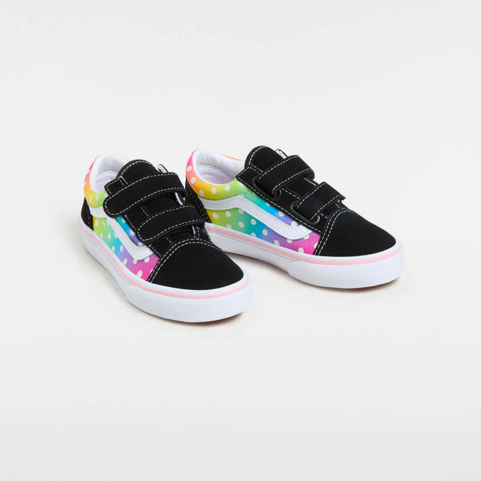 VANS OLD SKOOL V GLOW RAINBOW VN000CYWBML-BML Colorful