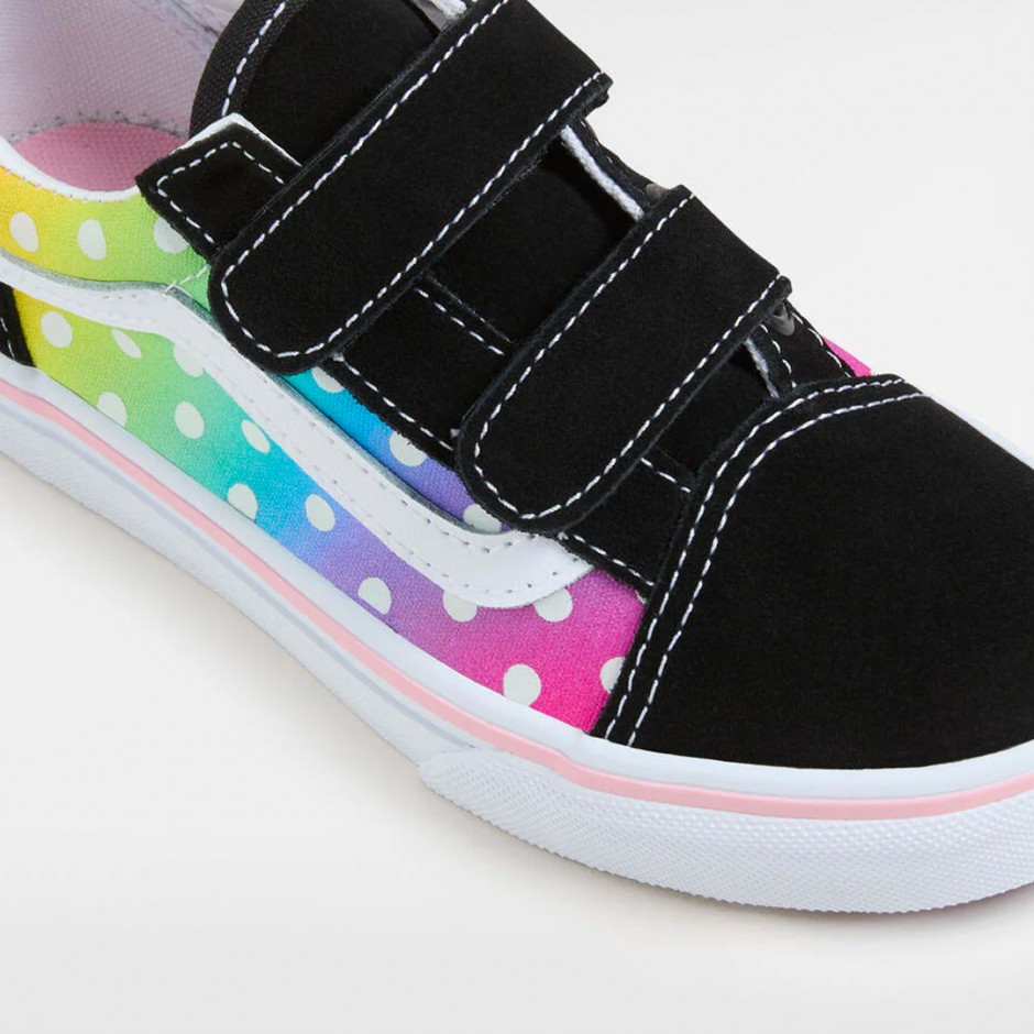 VANS OLD SKOOL V GLOW RAINBOW VN000CYWBML-BML Colorful