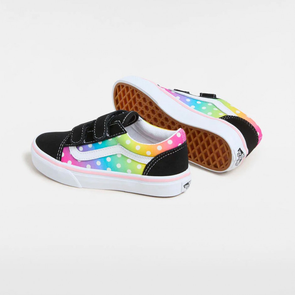 VANS OLD SKOOL V GLOW RAINBOW VN000CYWBML-BML Colorful