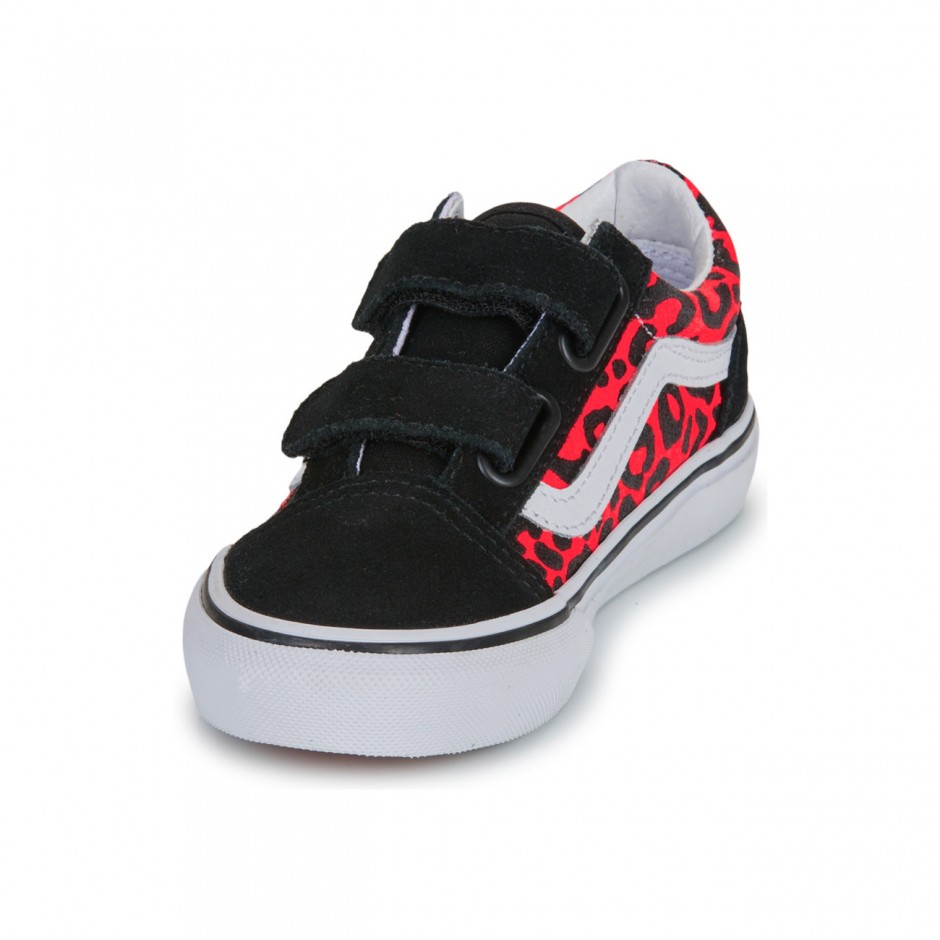 Παιδικά Sneakers Φούξια - Vans Old Skool V Glitter Leopard