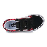 Παιδικά Sneakers Φούξια - Vans Old Skool V Glitter Leopard Εικόνα 4