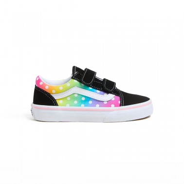 Παιδικά Sneakers Πολύχρωμα - Vans Old Skool V Glow Rainbow