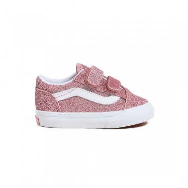 Παιδικά Sneakers Ροζ - Vans Old Skool V Glitter