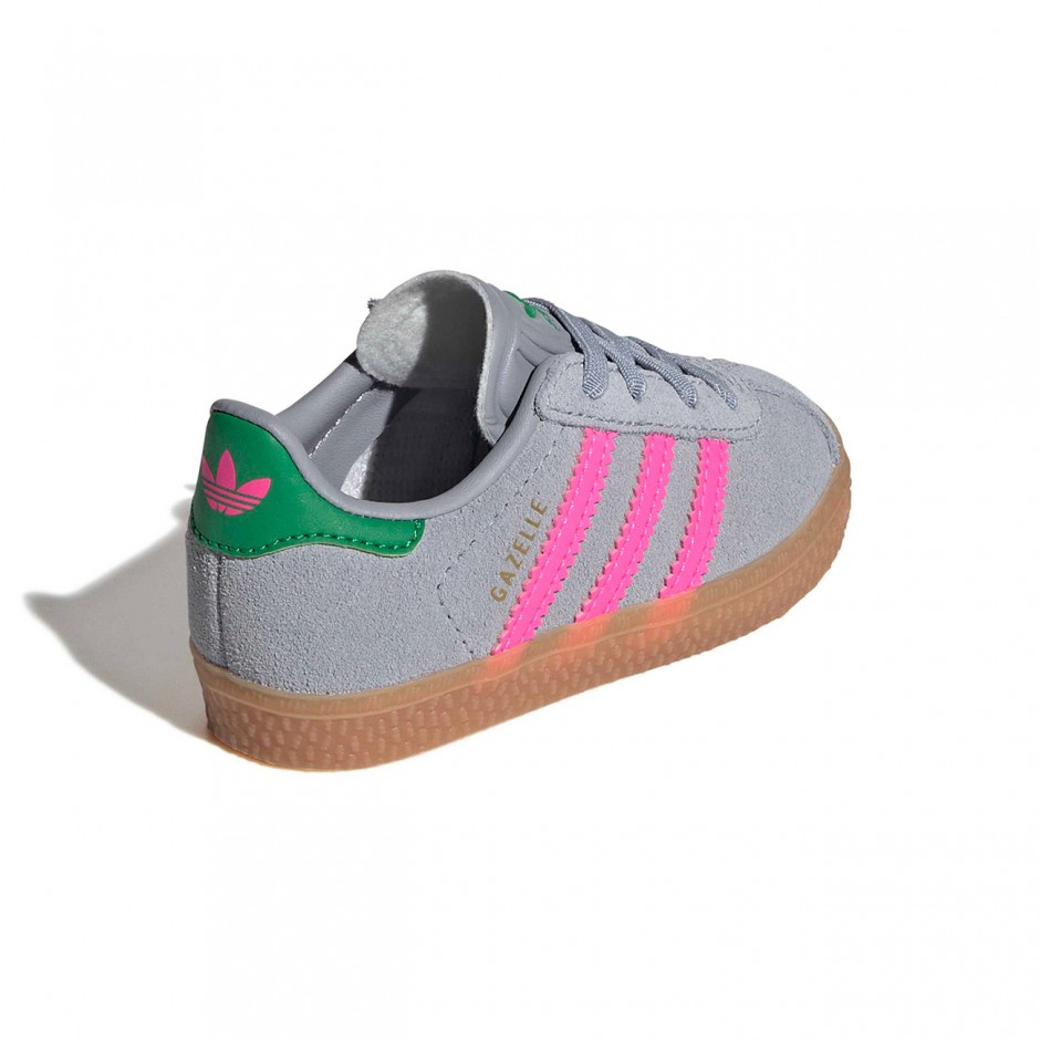 Βρεφικά Sneakers Γκρι - adidas Originals Gazelle Comfort Closure