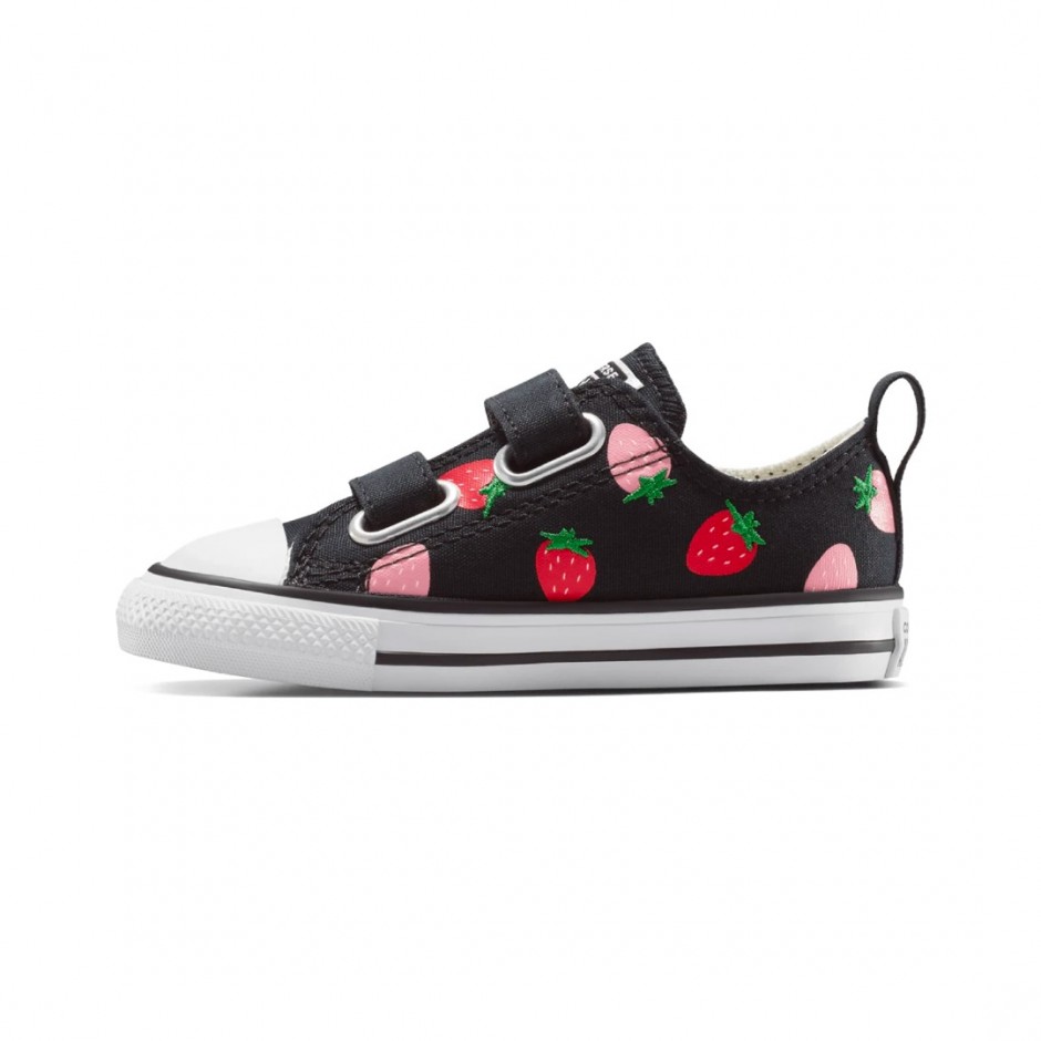 Βρεφικά Sneakers Μαύρα - Converse Chuck Taylor All Star 2V