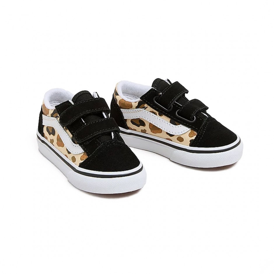 VANS OLD SKOOL V LEOPARD GLITTER VN0009RCYS8-YS8 Brown