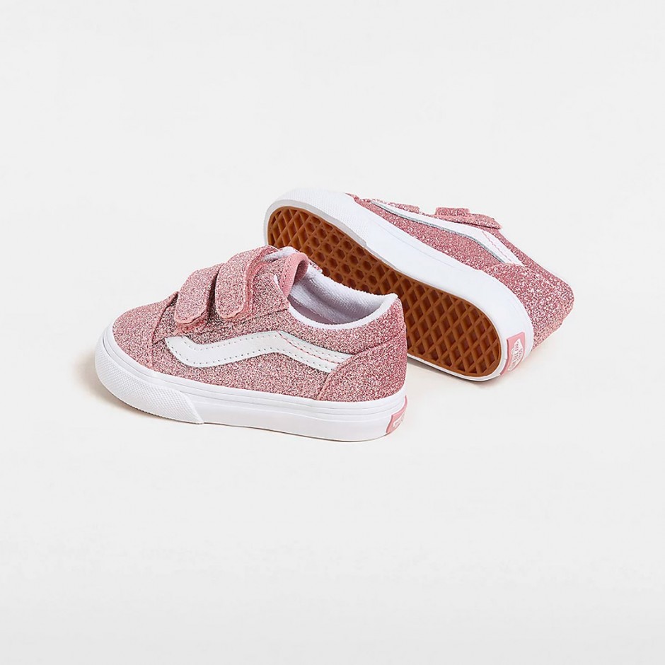 Βρεφικά Sneakers Ροζ - Vans Old Skool V Glitter