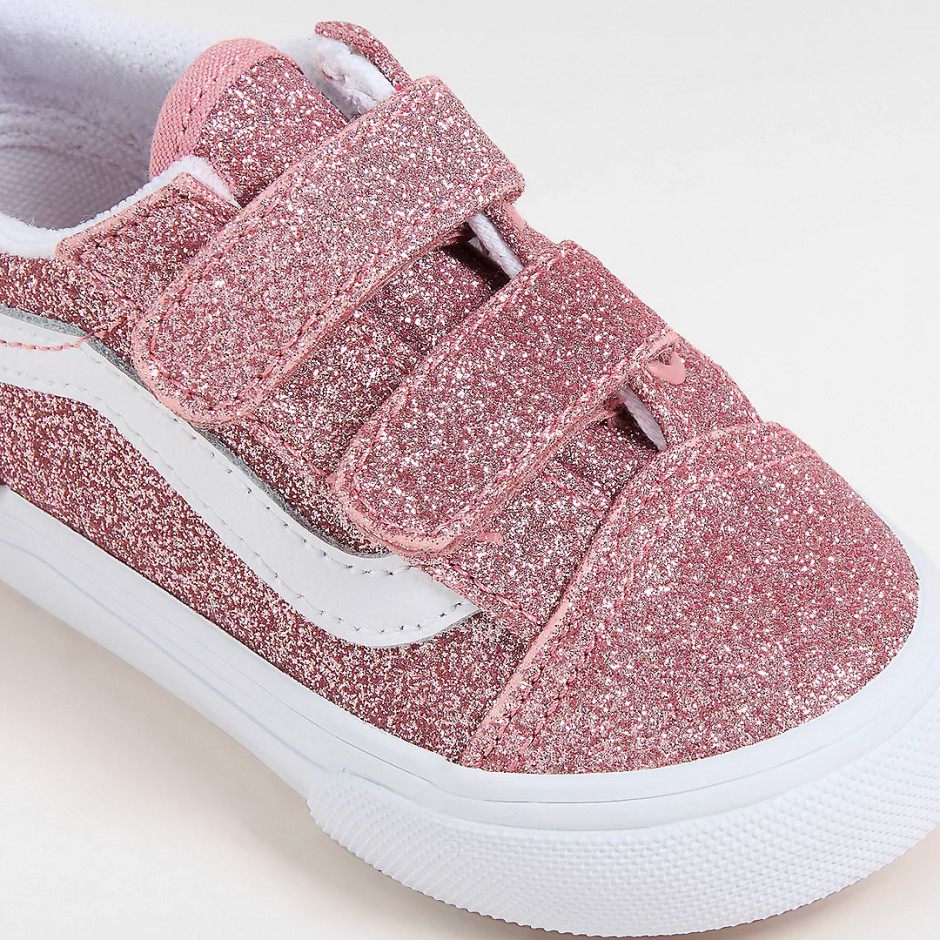 Βρεφικά Sneakers Ροζ - Vans Old Skool V Glitter