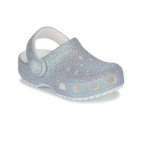 Βρεφικά Σανδάλια Λευκά - Crocs Classic Iridescent Glitter Εικόνα 1