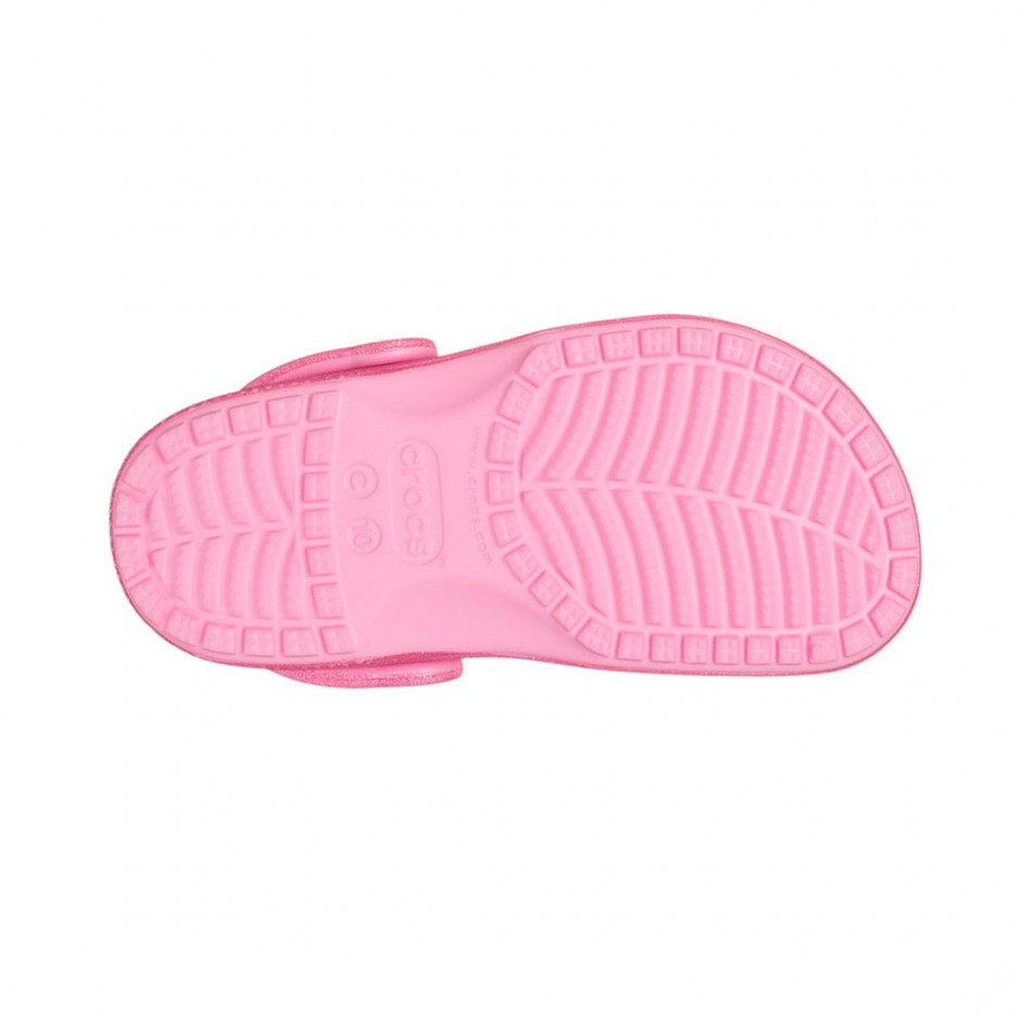 CROCS CLASSIC GLITTER CLOG T 206992-6XE Pink