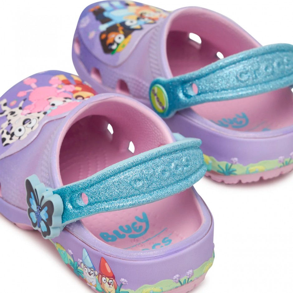 Βρεφικά Σανδάλια Πολύχρωμα - Crocs Bluey Friends Forever Classic Clog
