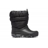 Παιδικές Μπότες Χιονιού Μαύρες - Crocs Classic Neo Puff Εικόνα 