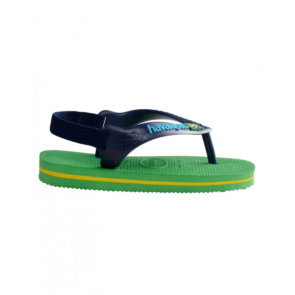 HAVAIANAS BABY BRASIL LOGO 4140577-2715 Πράσινο