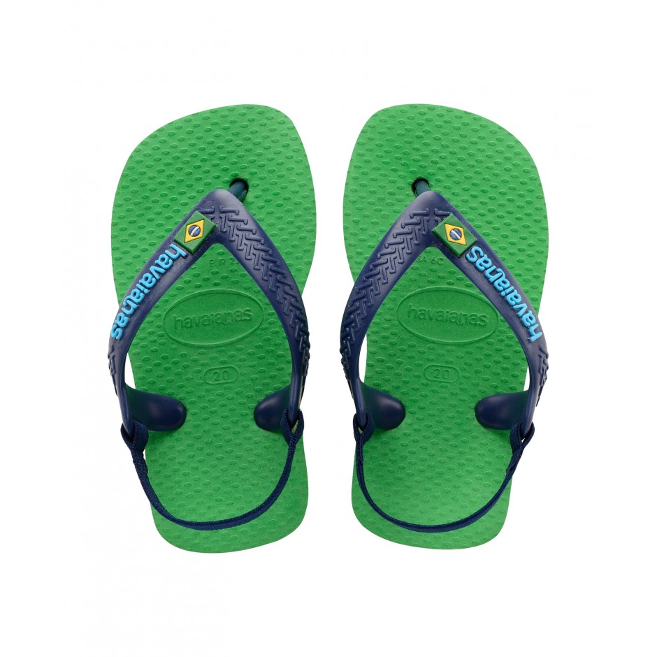 HAVAIANAS BABY BRASIL LOGO 4140577-2715 Πράσινο