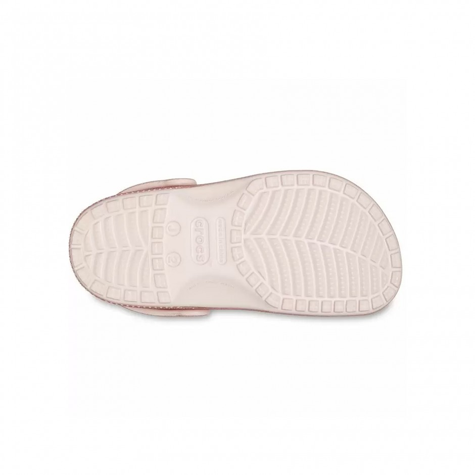 CROCS CLASSIC GLITTER CLOG K 206993-6WV Pink Gold