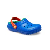 CROCS  CLASSIC LINED CLOG T 207009-4LB Royal Blue Image 1
