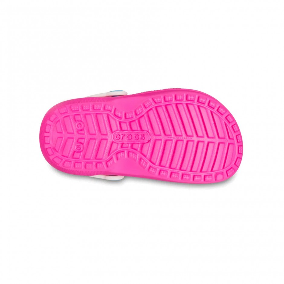 Παιδικά Σανδάλια Ροζ - Crocs Classic Lined Clog