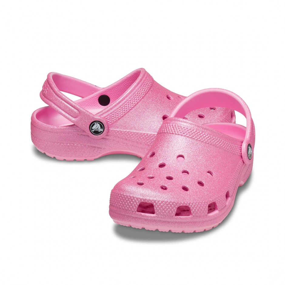 CROCS CLASSIC GLITTER CLOG K 206993-6XE Pink