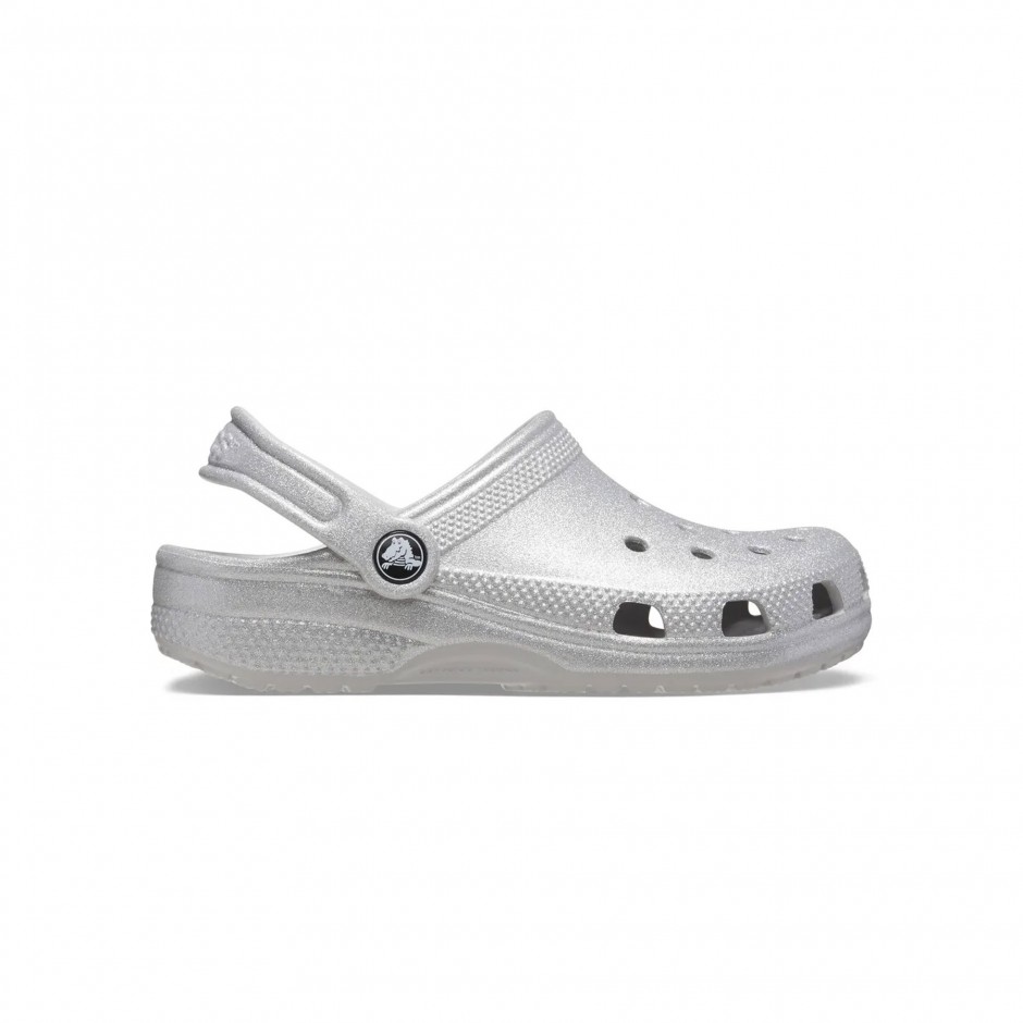 Παιδικά Σανδάλια Ασημί - Crocs Classic Glitter