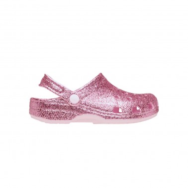 Παιδικά Σανδάλια Ροζ - Crocs Classic Chunky Glitter Clog