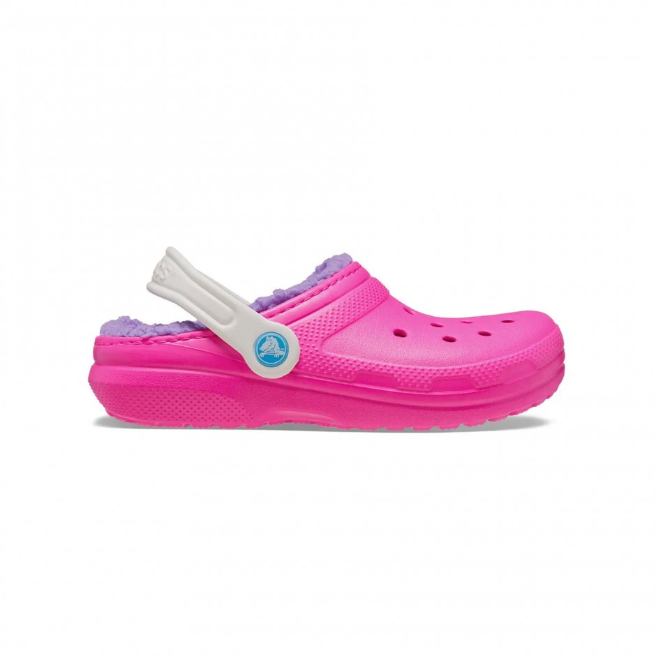 Παιδικά Σανδάλια Ροζ - Crocs Classic Lined Clog