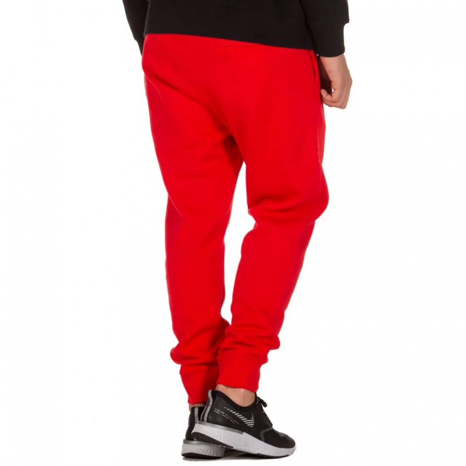 Nike Sportswear Club Fleece Κόκκινο - Ανδρικό Παντελόνι Φόρμα