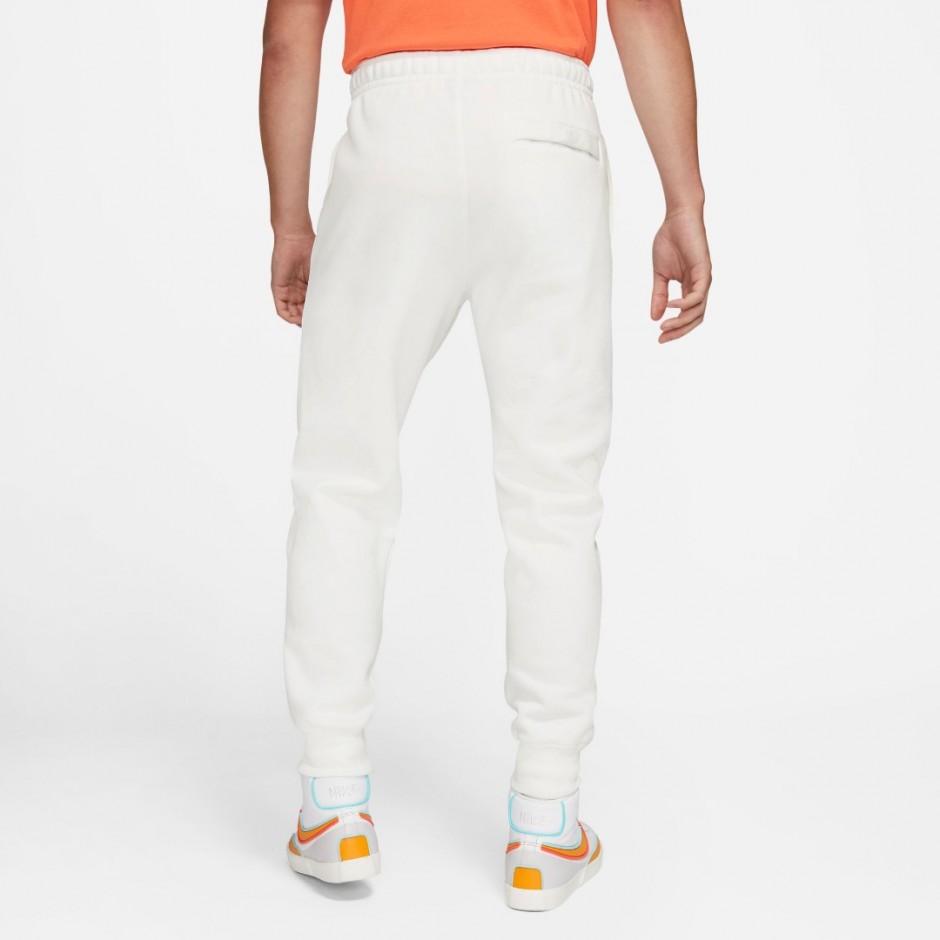 Nike Sportswear Club Fleece Εκρού - Ανδρικό Παντελόνι Φόρμα