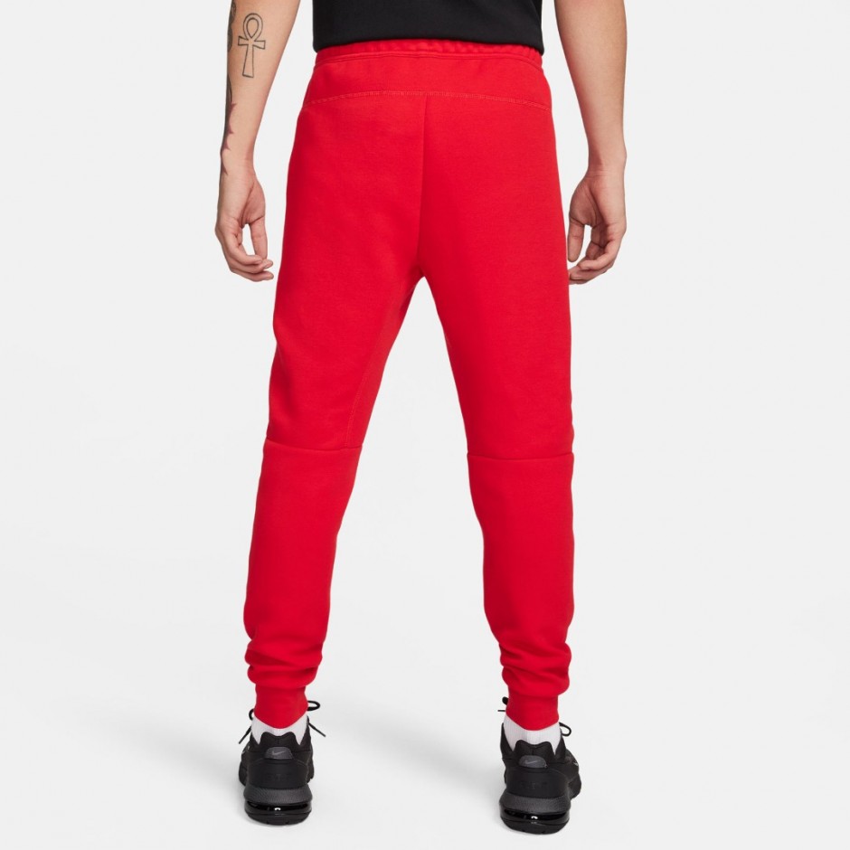 Nike Sportswear Tech Fleece Μπορντό - Ανδρικό Παντελόνι Φόρμα