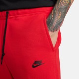 Nike Sportswear Tech Fleece Μπορντό - Ανδρικό Παντελόνι Φόρμα Εικόνα 3
