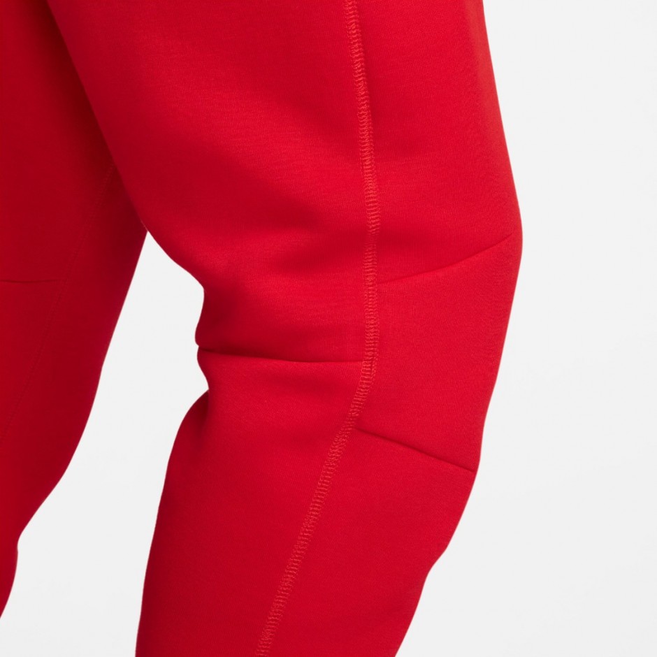 Nike Sportswear Tech Fleece Μπορντό - Ανδρικό Παντελόνι Φόρμα