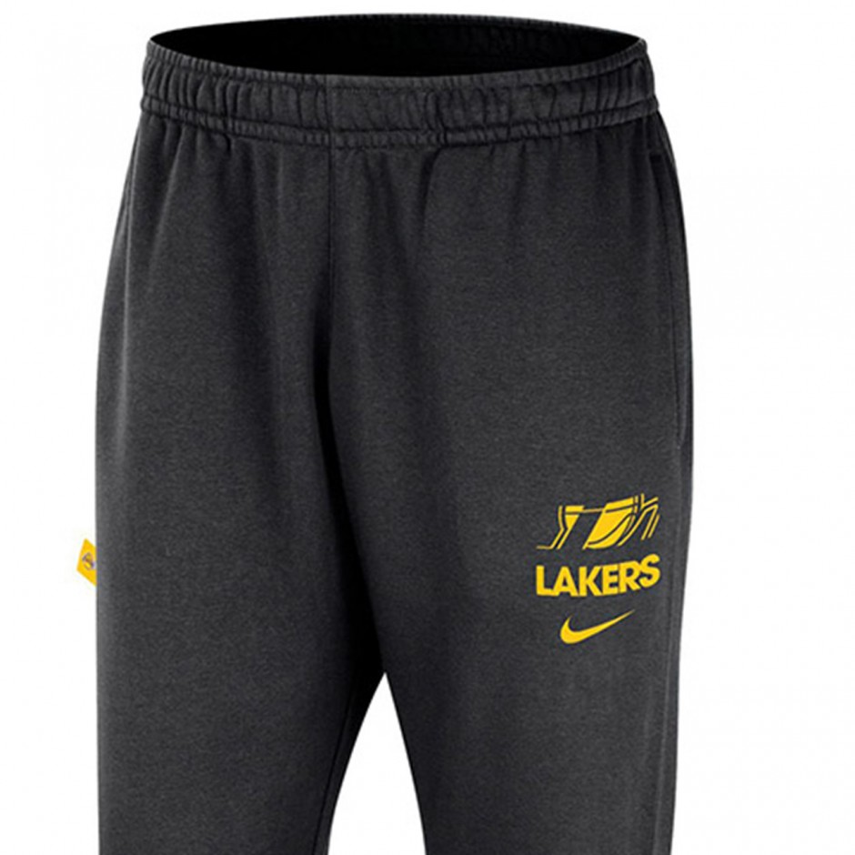 Ανδρικό Παντελόνι Φόρμα NBA Μαύρο - Nike Los Angeles Lakers Club Courtside