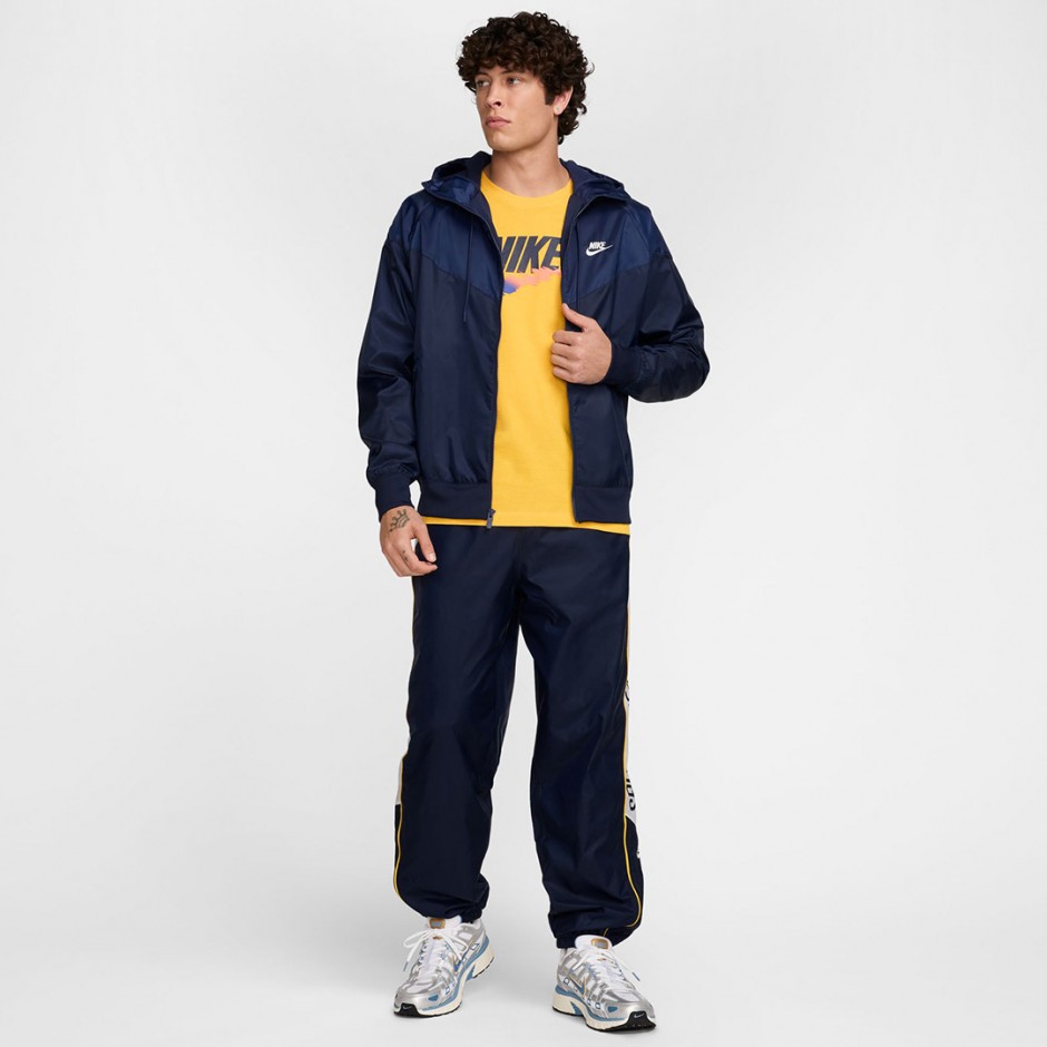 Ανδρικό Παντελόνι Φόρμα Μπλε - Nike Club Woven