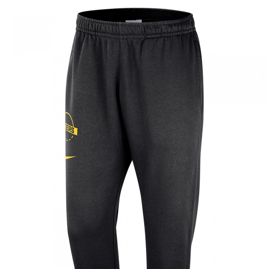 Ανδρικό Παντελόνι Φόρμα NBA Μαύρο - Nike Los Angeles Lakers Club Practice Fleece