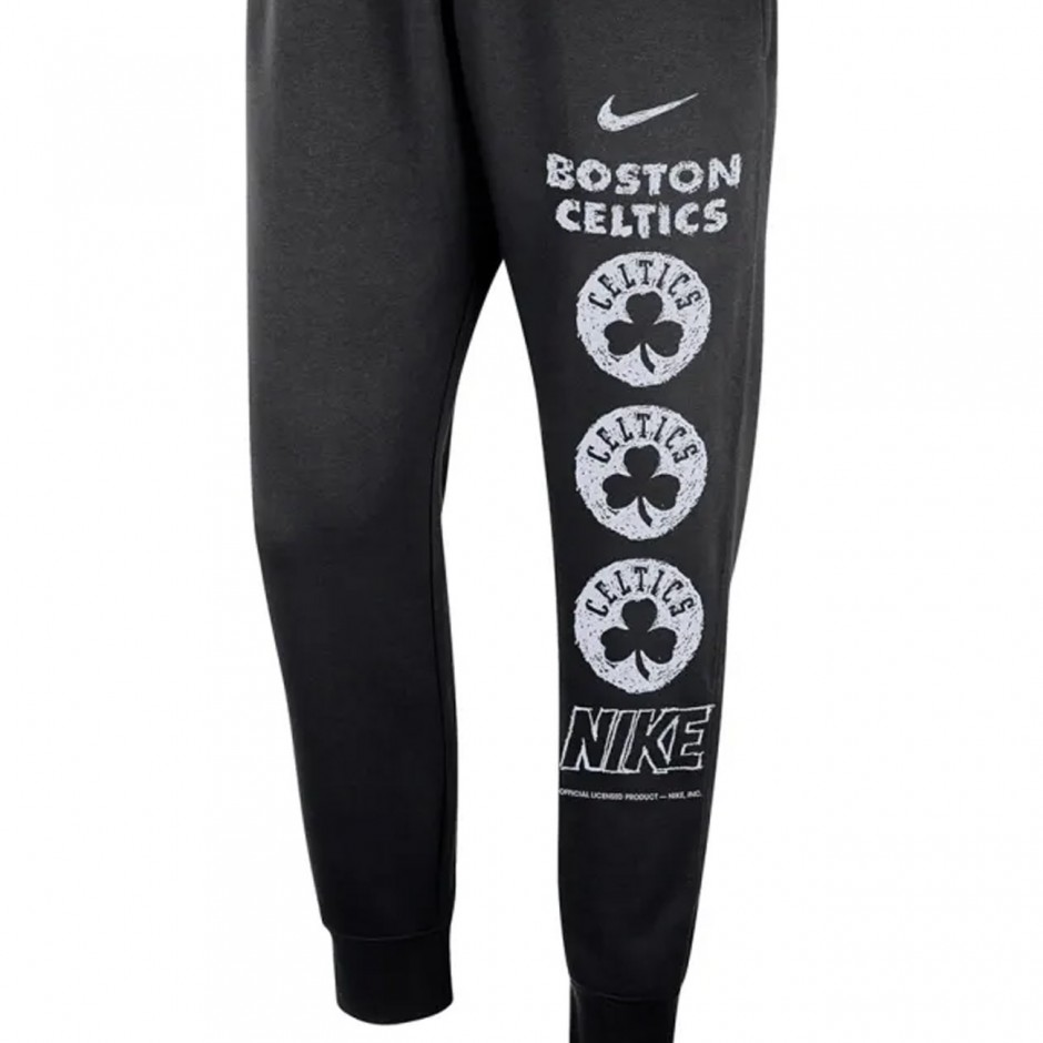 Ανδρικό Παντελόνι Φόρμα Μαύρο - Nike Boston Celtics Courtside Club