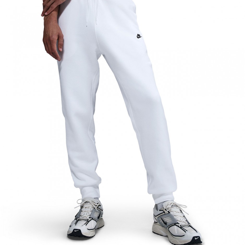 Ανδρικό Παντελόνι Φόρμα Λευκό - Nike Club