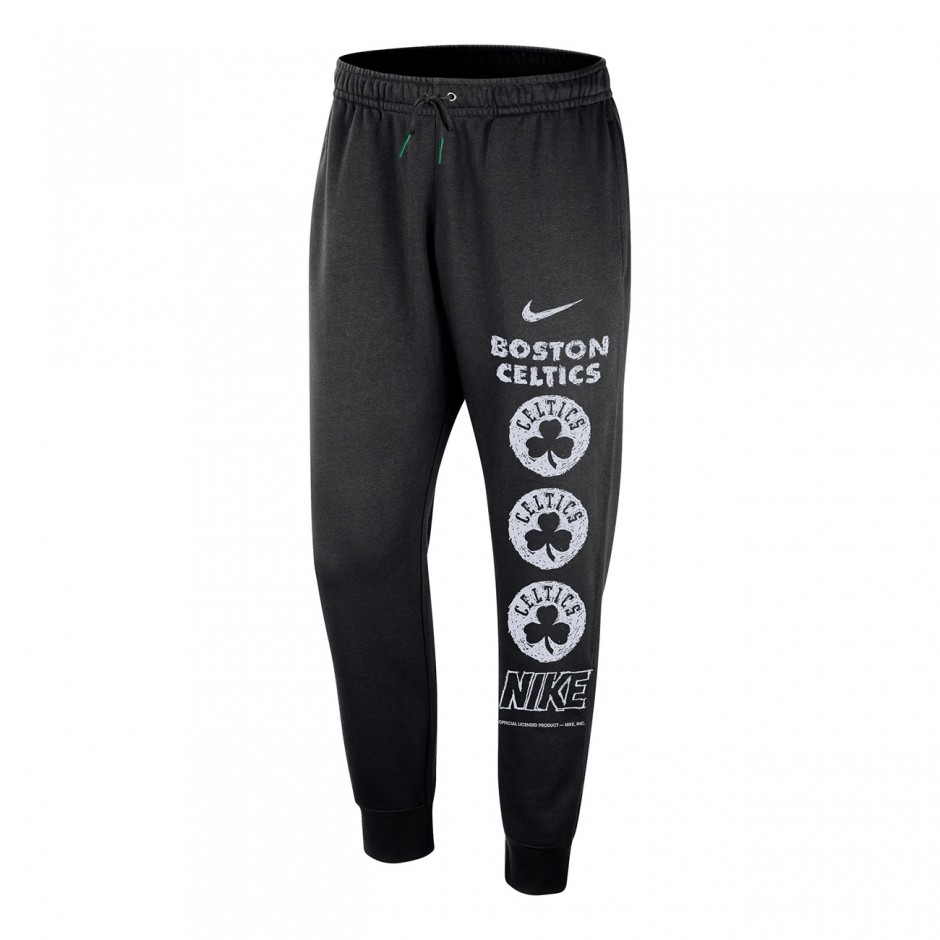 Ανδρικό Παντελόνι Φόρμα Μαύρο - Nike Boston Celtics Courtside Club