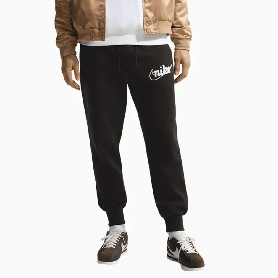 Ανδρικό Παντελόνι Φόρμα Μαύρο - Nike Sportswear Club 