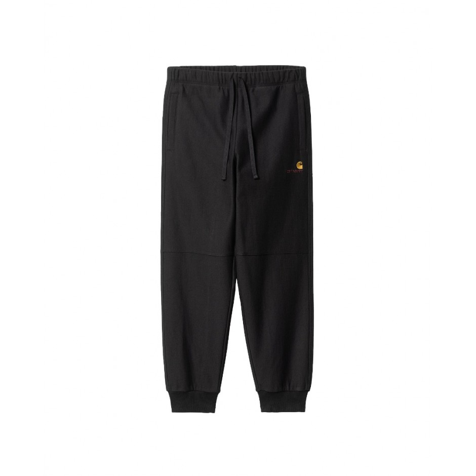 CARHARTT WIP AMERICAN SCRIPT JOGGING PANT I027042-89XX Black