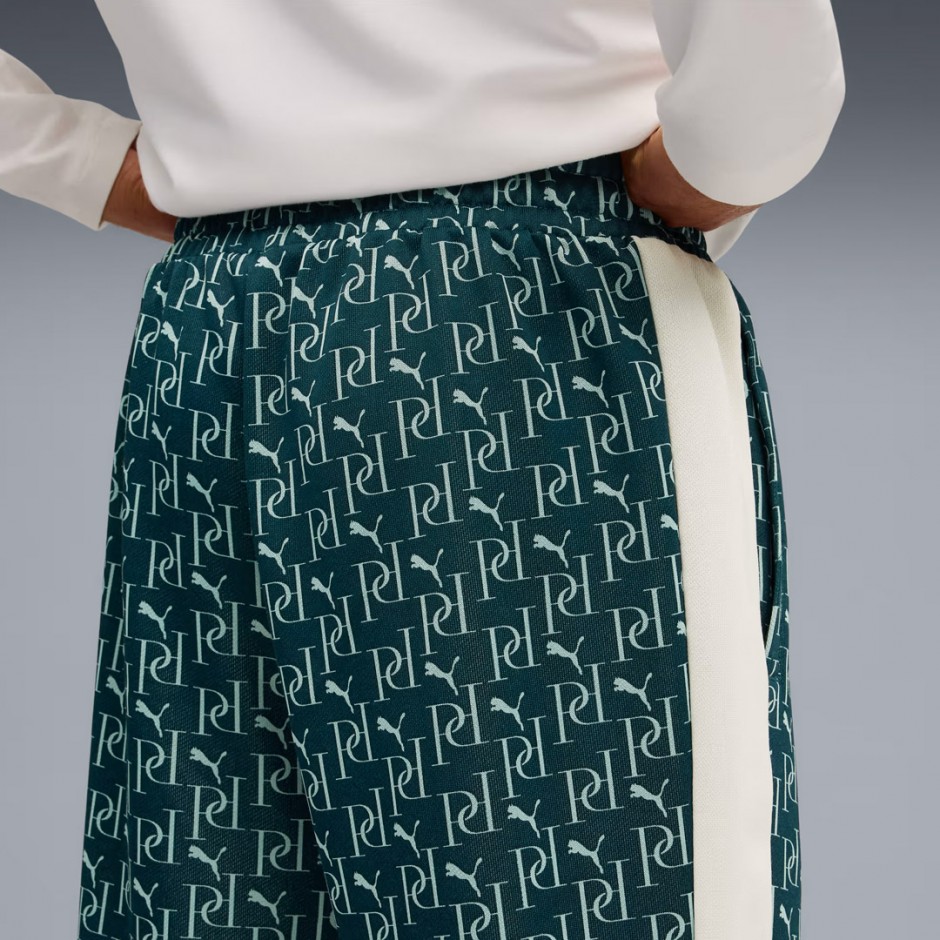 Ανδρικό Παντελόνι Φόρμα Πράσινο - PUMA T7 All-Over Print Relaxed