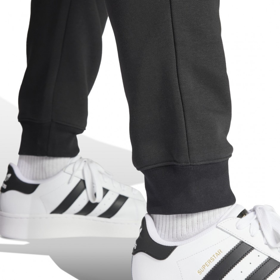 adidas Originals Trefoil Essentials Μαύρο - Ανδρικό Παντελόνι Με Λάστιχο