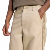 Men's Pants Beige - adidas Originals 3-Stripes Pleated Image 1